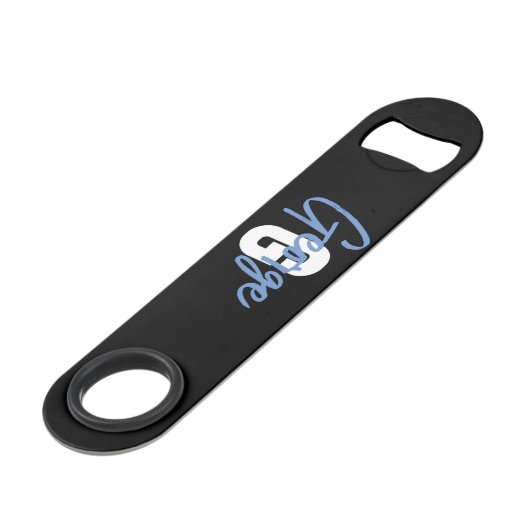 Monogramm Speed Flaschenöffner (Vorderseite Schrägansicht)
