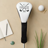 Monogramm Spielername Golf Headcover