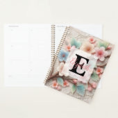 Monogramm-Spitze floral rosa pastellfarben Kirschb Planer (Anzeige)