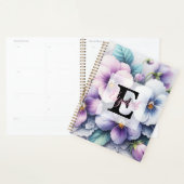 Monogramm-Spitze floral rosa violette Stiefmütterc Planer (Anzeige)