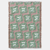 Monogramm Spitzen-grünes Kleeblatt St Patrick's Da Decke (Vorderseite Vertikal)