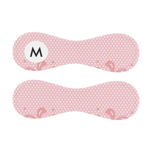 Monogramm Spitzenmuster, Blume Vintag 3 Baseball (Paneele)