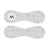 Monogramm-Spitzenmuster, Blüten vintage 1 Baseball (Paneele)