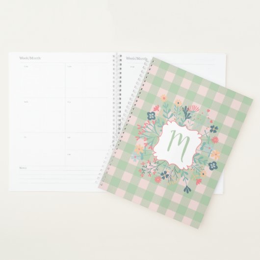 Monogramm | Spring Green Buffalo Kariert Planer (Anzeige)