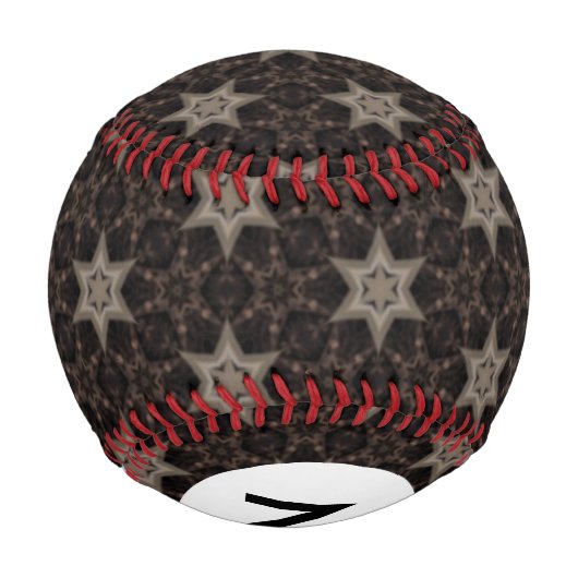 Monogramm-Stars Baseball (Rückseite)