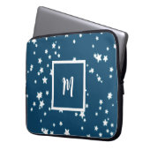 Monogramm Stars Laptopschutzhülle (Vorderseite Links)