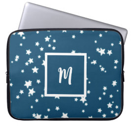 Monogramm Stars Laptopschutzhülle