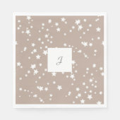 Monogramm Stars Serviette (Vorderseite)