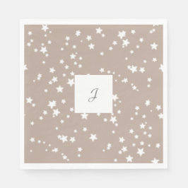 Monogramm Stars Serviette