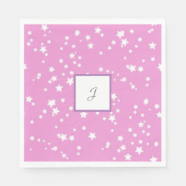 Monogramm Stars Serviette