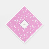 Monogramm Stars Serviette (Ecke)