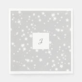 Monogramm Stars Serviette (Vorderseite)
