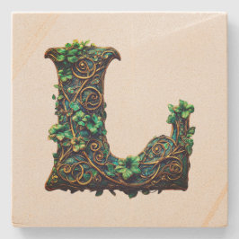 Monogramm Steinuntersetzer