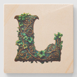 Monogramm Steinuntersetzer