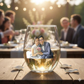 Monogramm Stemless Foto Weinglas Ohne Stiel