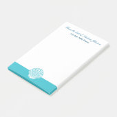 Monogramm-Strand-klebrige Notizblöcke Post-it Klebezettel (angewinkelt)