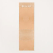 Monogramm Strand Yogamatte (Vorderseite)