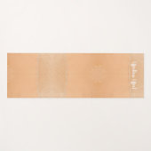 Monogramm Strand Yogamatte (Vorderseite (Horizontal))