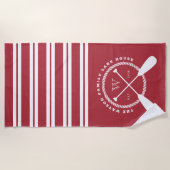 Monogramm Strandtuch (Vorderseite)