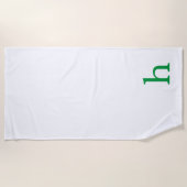 Monogramm Strandtuch (Vorderseite)