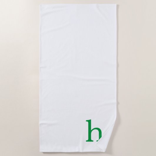 Monogramm Strandtuch (Vorderseite)