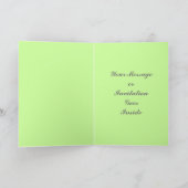 Monogramm Streifen Fotokarte (Innenseite)