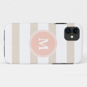Monogramm-Streifen Iphone 5 Fall Case-Mate iPhone Hülle (Rückseite (Horizontal))