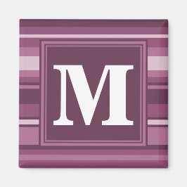 Monogramm-Streifen Magnet