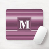 Monogramm-Streifen Mousepad (Mit Mouse)
