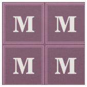 Monogramm-Streifen Stoff (Nahaufnahme)