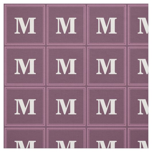 Monogramm-Streifen Stoff (Muster)