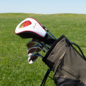 Monogramm süße Erdbeere kawaii Golf Headcover (In SItu)