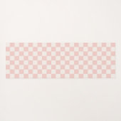 Monogramm süße Rosa und rote Erdbeeren Yogamatte (Rückseite (Horizontal))