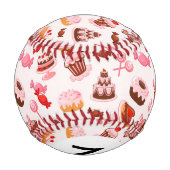 Monogramm Sweet background Baseball (Rückseite)