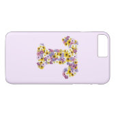 Monogramm T Case-Mate iPhone Hülle (Rückseite (Horizontal))