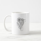 Monogramm T Erste Kaffee-Tasse Kaffeetasse (Links)