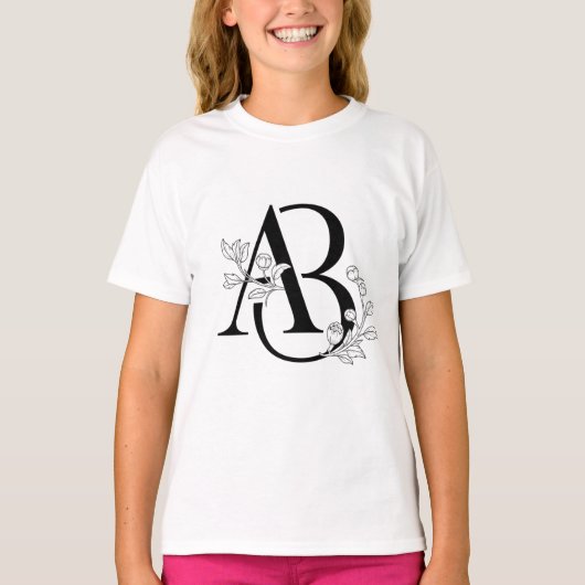 Monogramm T-Shirt (Vorderseite)