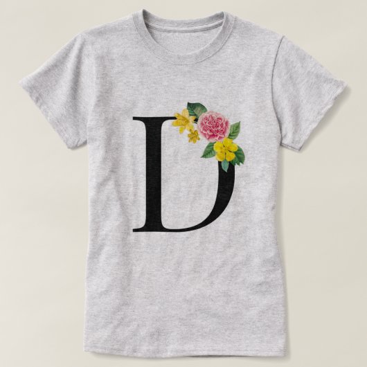 Monogramm T-Shirt (Design vorne)