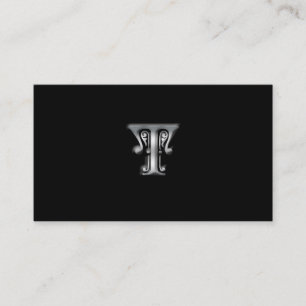 Monogramm T-Visitenkarten Visitenkarte