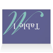 Monogramm-Tafelzenterkarte (Innenansicht Horizontal (Oben))