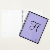 Monogramm Tagesplaner mit JEDER Farbe HAMbWG Planer (Anzeige)