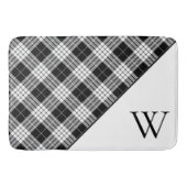 Monogramm-Tartan-Kariert Badematte (Vorderseite)