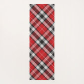 Monogramm Tartan Kariert Yogamatte (Rückseite)