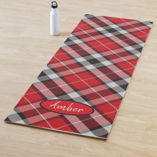 Monogramm Tartan Kariert Yogamatte (Beispiel)