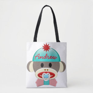 MONOGRAMM-TASCHE "Niedlicher Sockner" Tasche