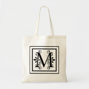 Monogramm-Taschen-Tasche des Buchstabe-M Tragetasche