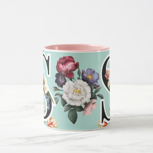 Monogramm Tasse (Zentrum)