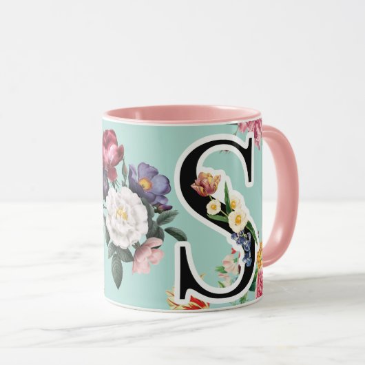 Monogramm Tasse (VorderseiteRechts)