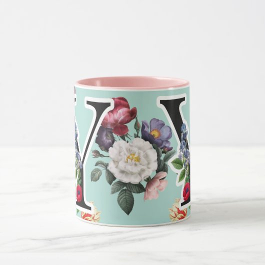 Monogramm Tasse (Zentrum)