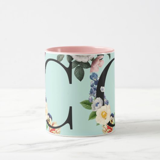 Monogramm Tasse (Zentrum)